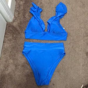 Aerie royal blue swim set